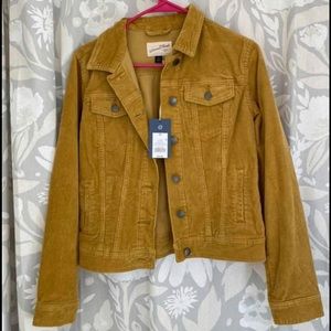 Universal thread mustard corduroy jacket